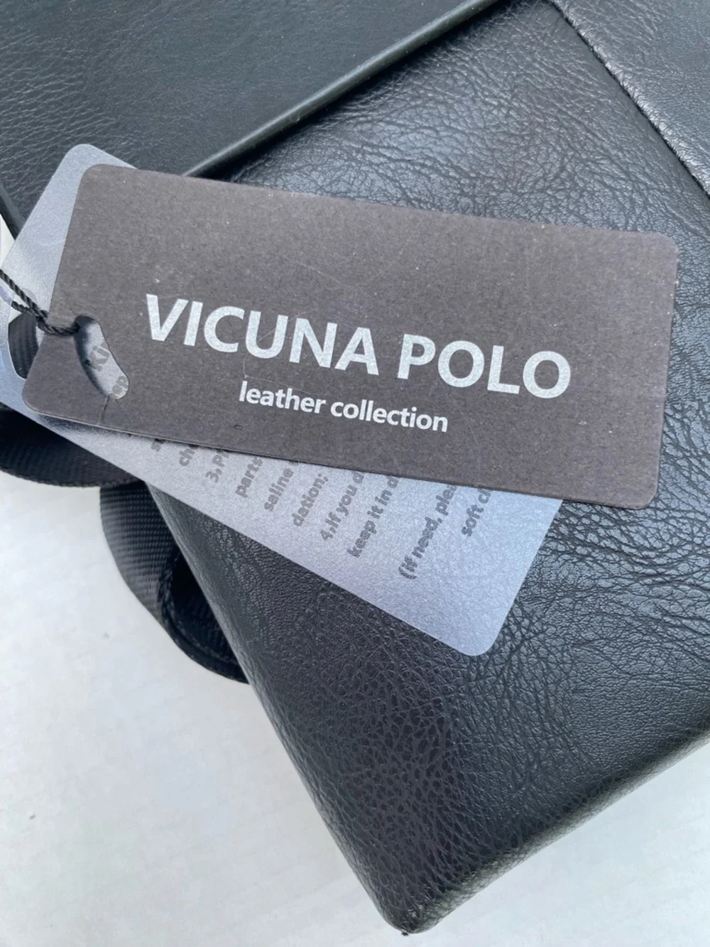 POLO VICUNA LETHER Messenger Bag for Men - Classic Crossbody